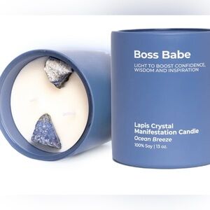 Jill & Ally Crystal Manifestation Candle